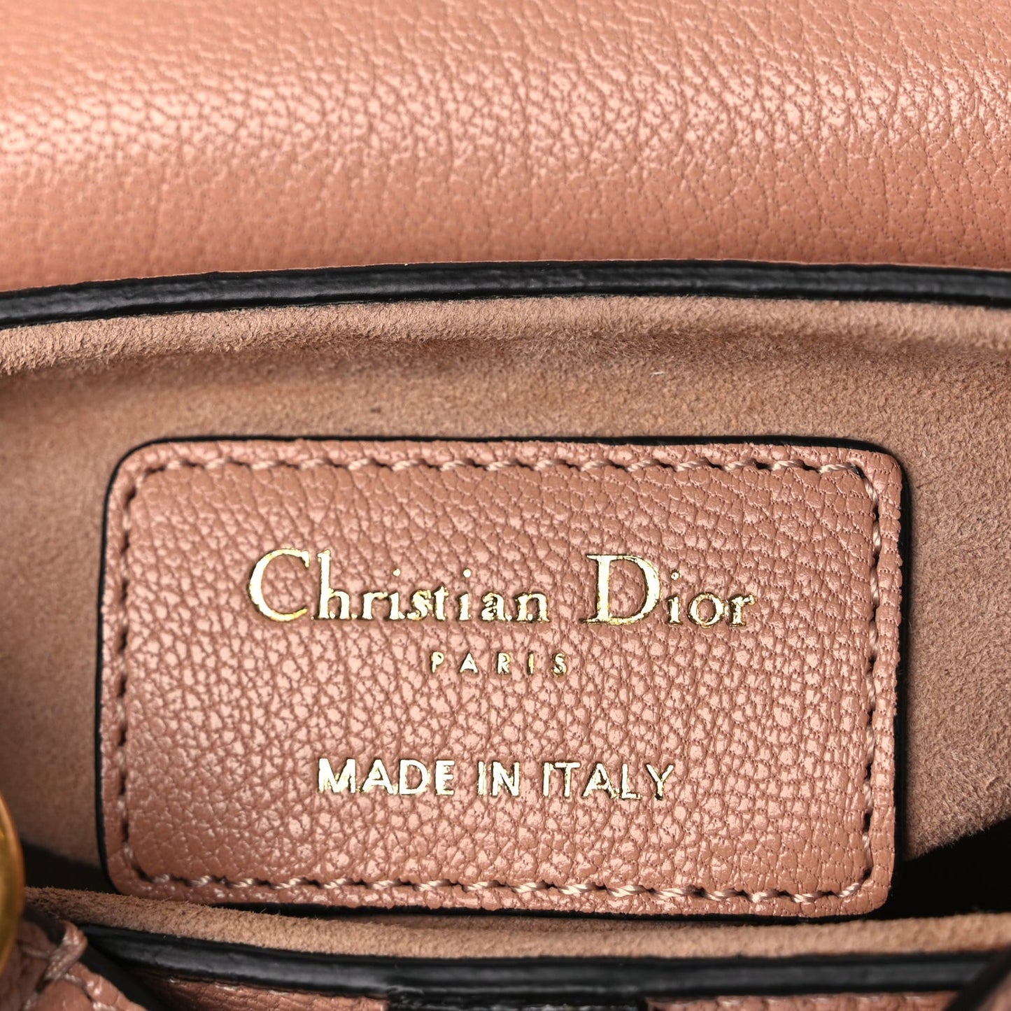 Goatskin Micro Saddle Bag With Strap Rose Des Vents