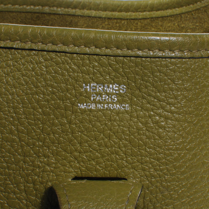 Hermes Taurillon Clemence Evelyne II PM Vert Chartreuse 6 of 8