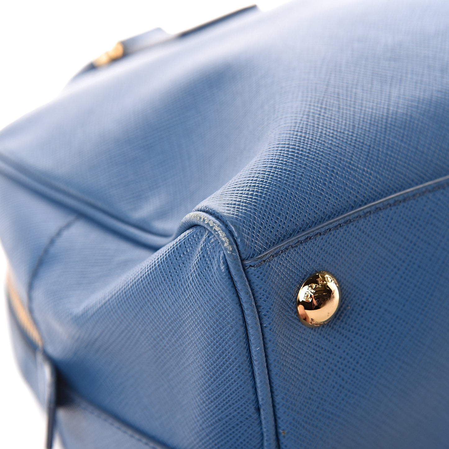 Saffiano Lux Bowling Bag Cobalto