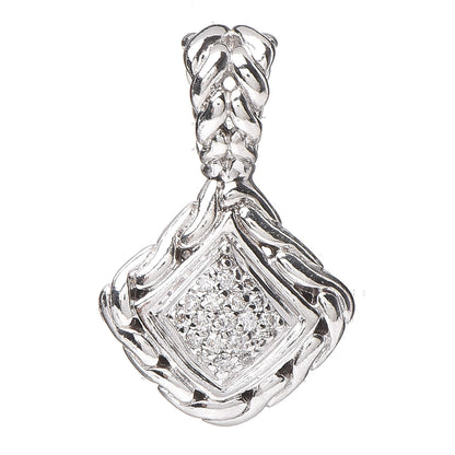 John Hardy Sterling Silver Diamond Pendant 1 of 3