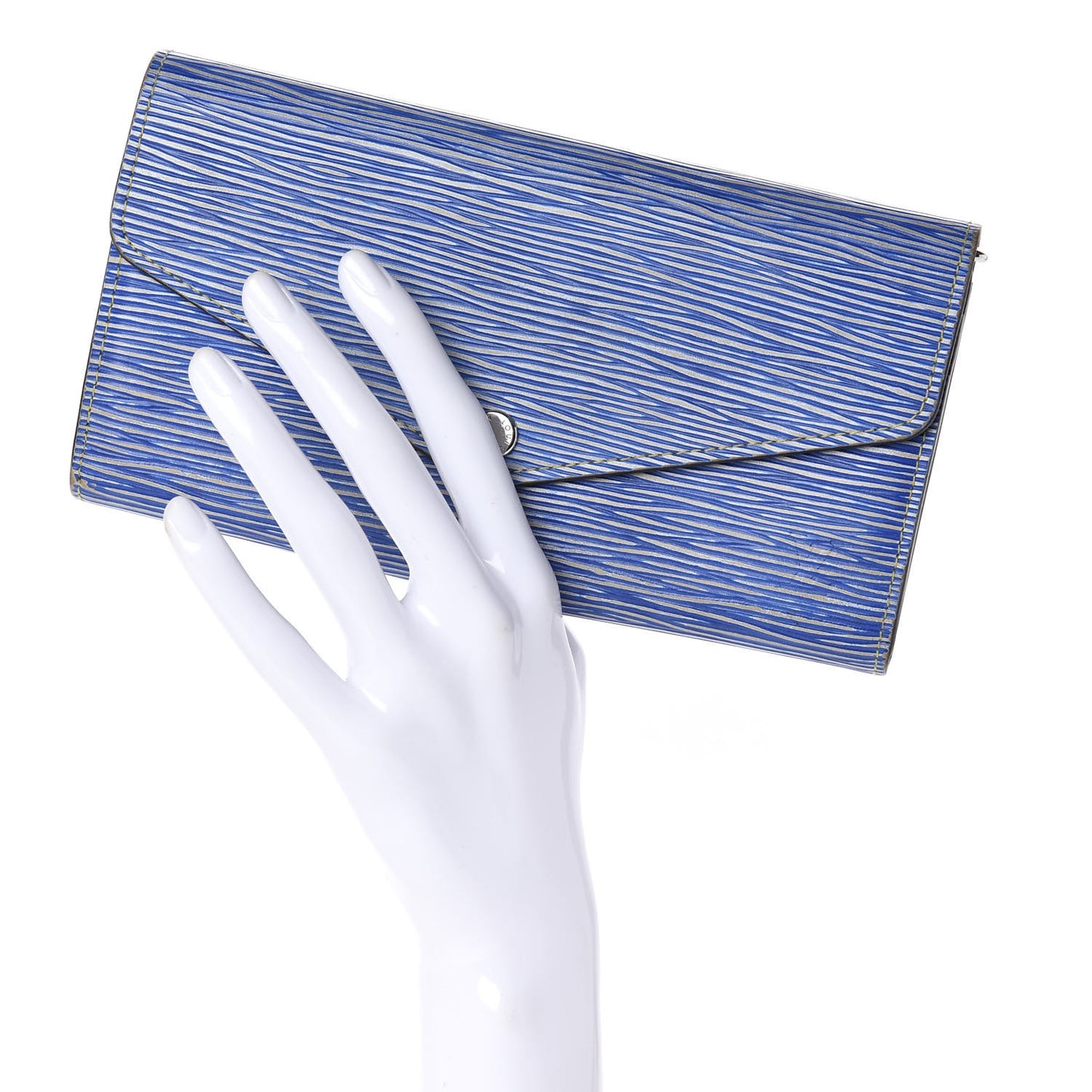 Epi Sarah Wallet NM Denim Light