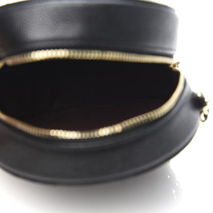 Chanel Caviar Quilted Round Clutch With Chain Black 5 of 11