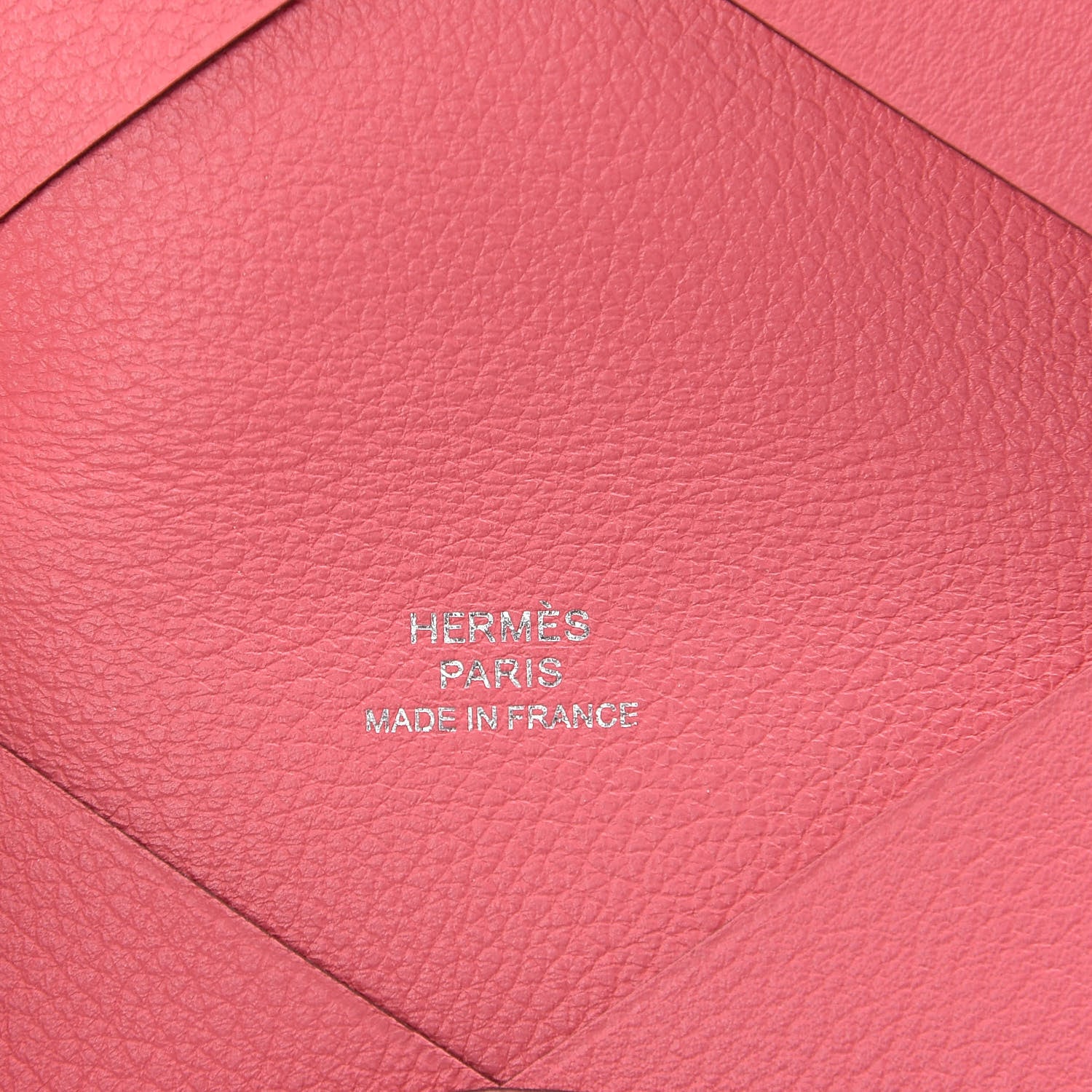 Hermes Chevre Mysore Calvi Card Case Rose Azalee 5 of 6