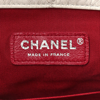 Chanel Aged Calfskin Quilted Gabrielle Backpack Black White 6 of 9