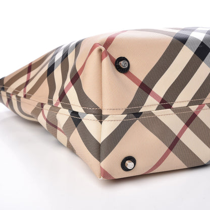 Burberry Nova Check Large Nickie Tote Black 10 of 17