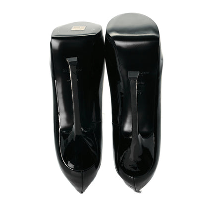 Saint Laurent Patent Tribtoo 105 Platform Pumps 39 Black 7 of 9