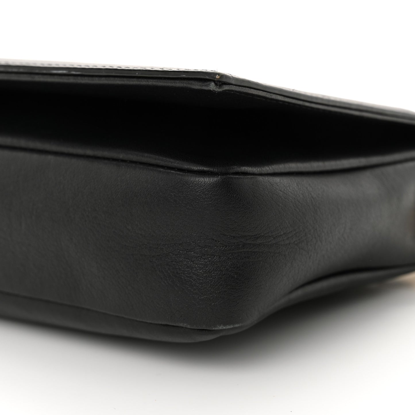 Lambskin Monogram Kate 99 Baguette Shoulder Bag Black