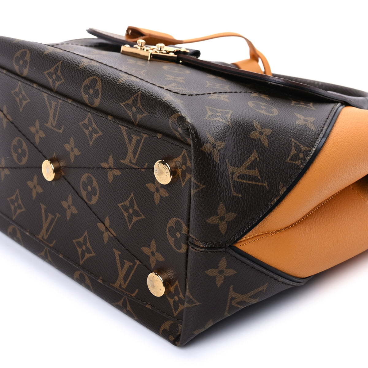 Monogram Ostrich Lizard Majestueux PM Yellow