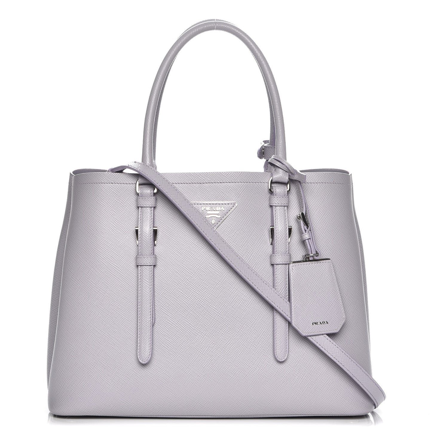 Saffiano Cuir Medium Double Handle Tote Glicine