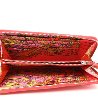 Hermes Epsom Silk'In Wallet Rose Jaipur 5 of 8