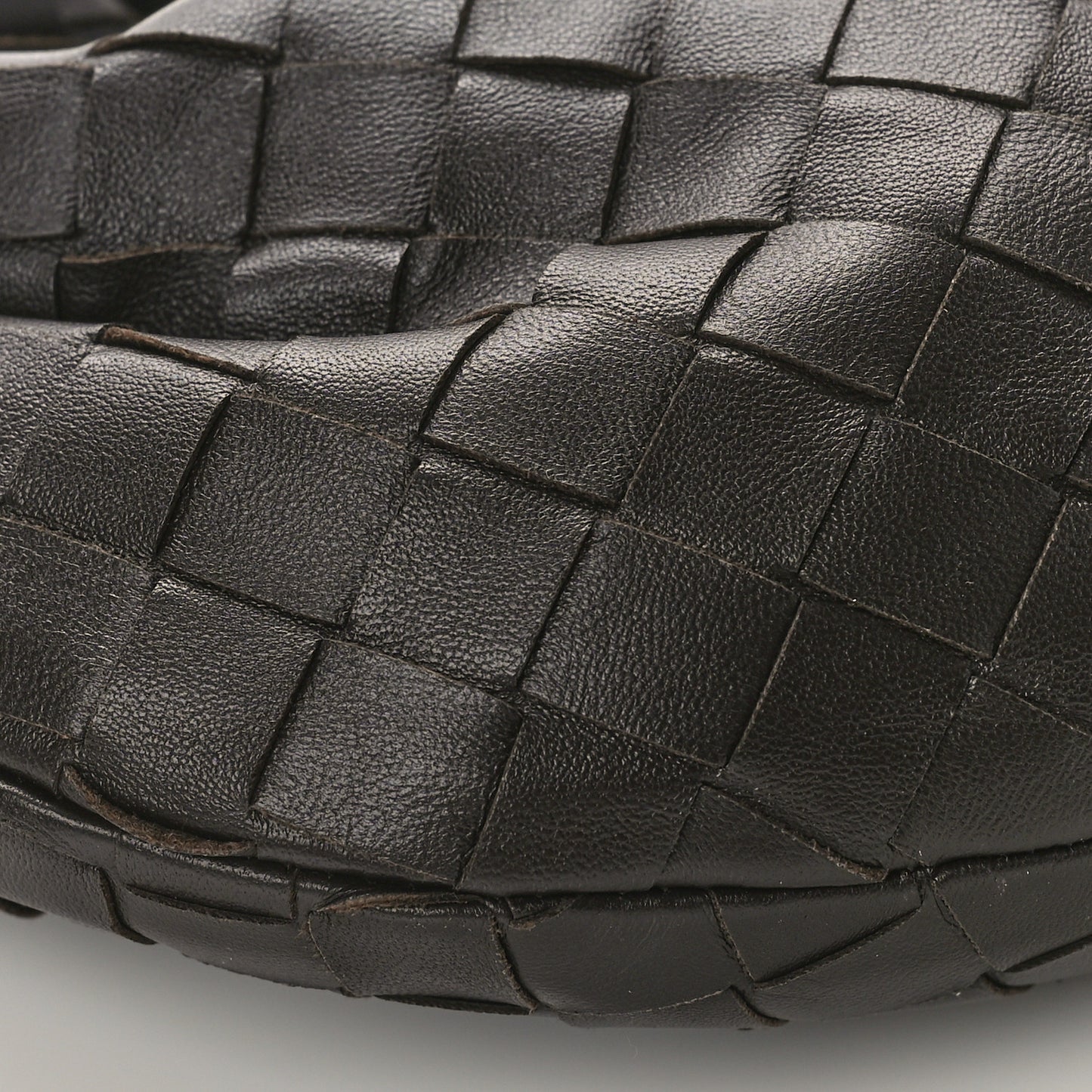 Nappa Intrecciato Mini Chain Jodie Fondant