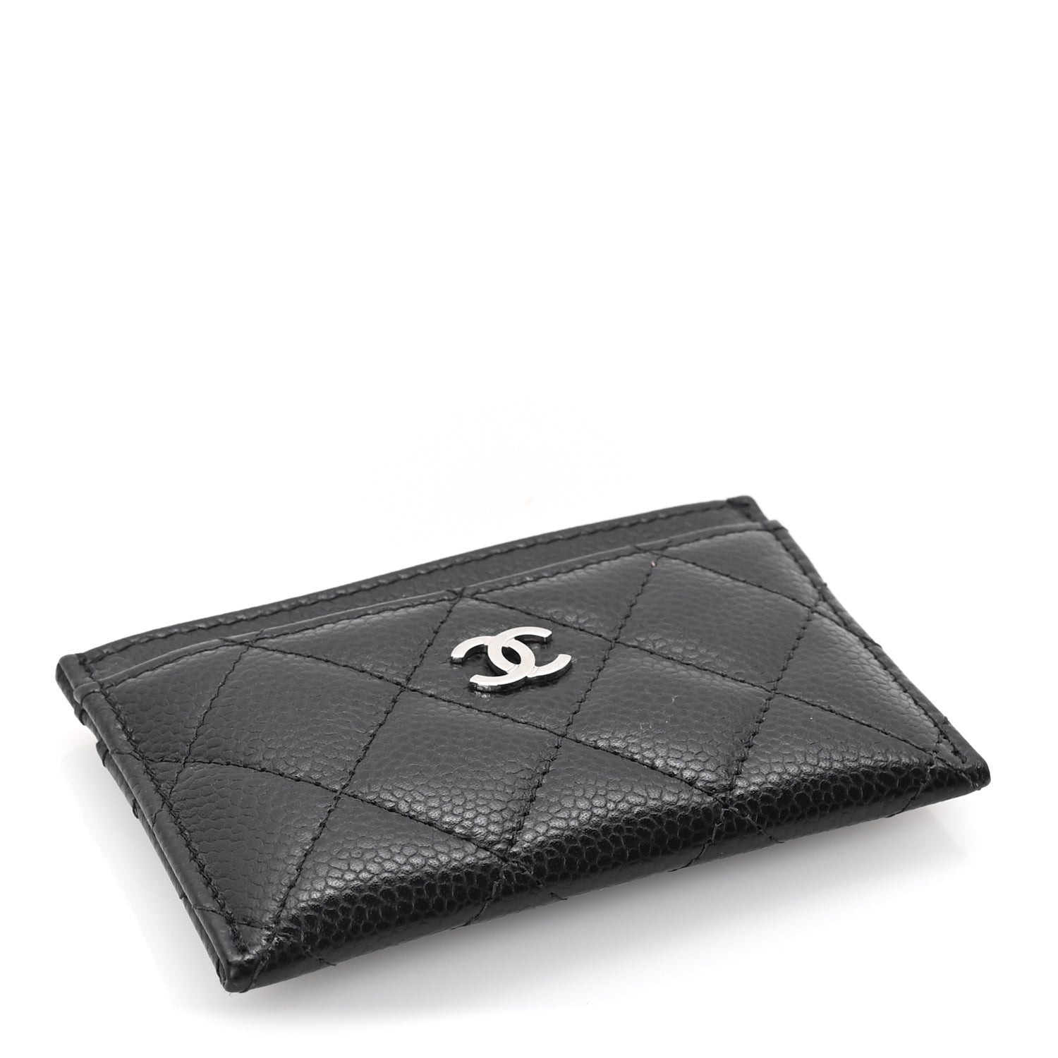 Chanel Caviar Quilted Card Holder  Black 5 of 8