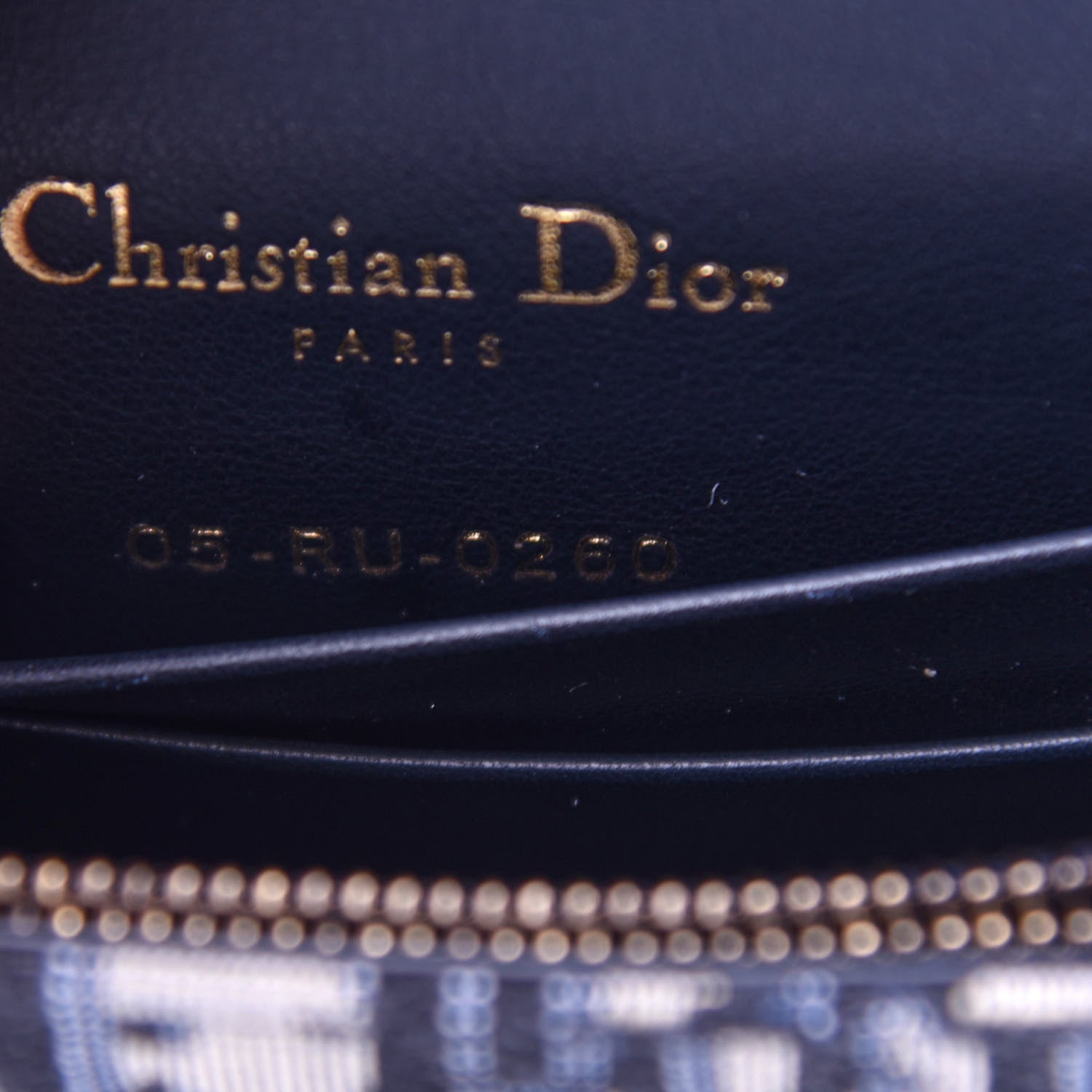 Christian Dior Oblique Saddle Belt Bag Blue 8 of 12