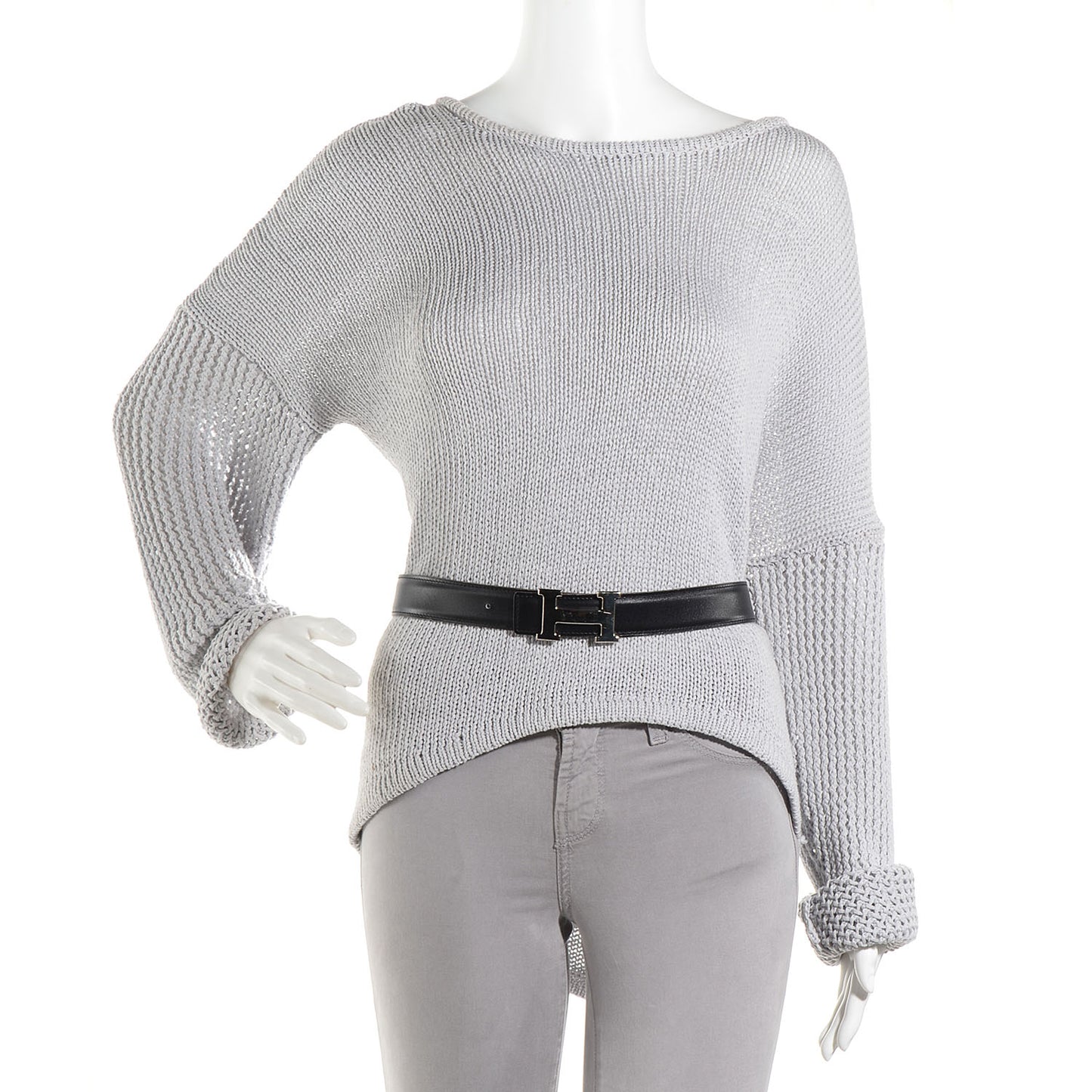 Box Courchevel Reversible Polished Constance 32mm H Belt 75 Noir Chocolate