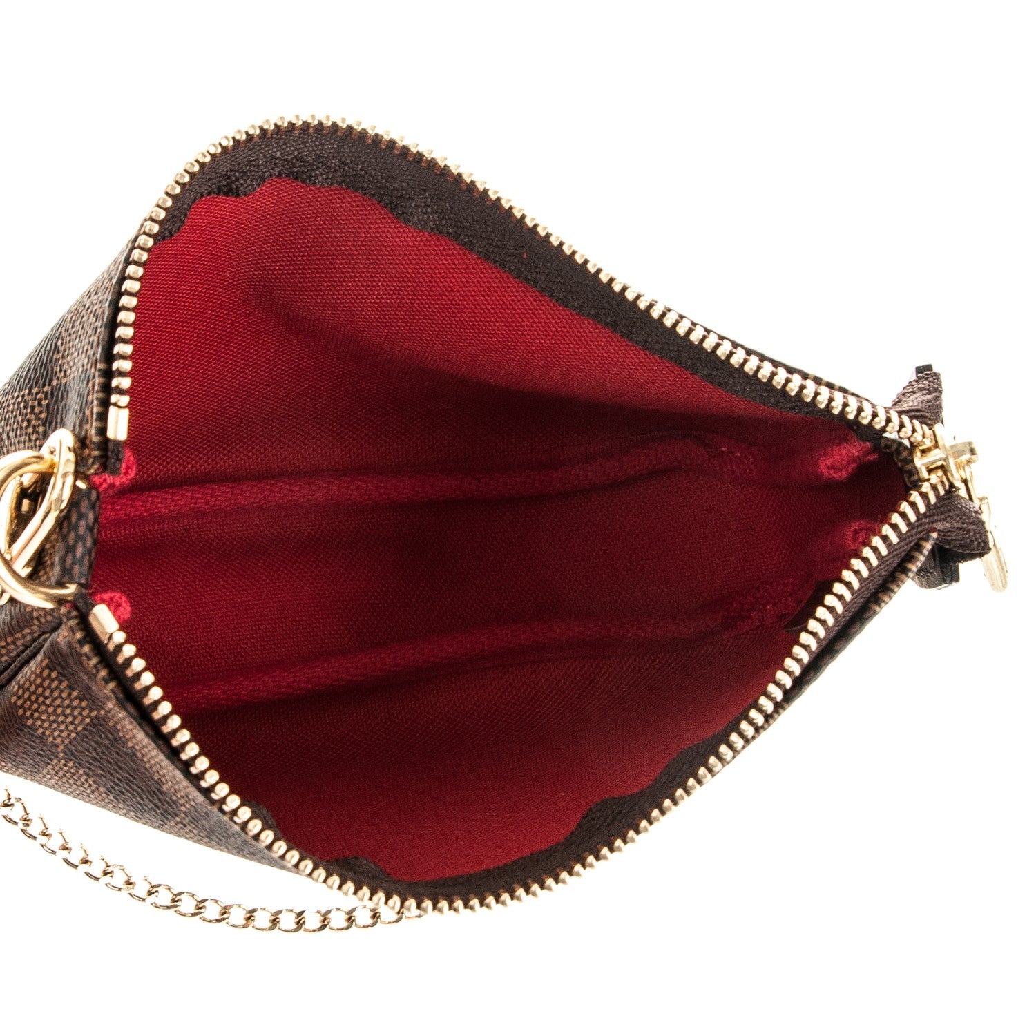 Louis Vuitton Damier Ebene Mini Pochette Accessories 5 of 7