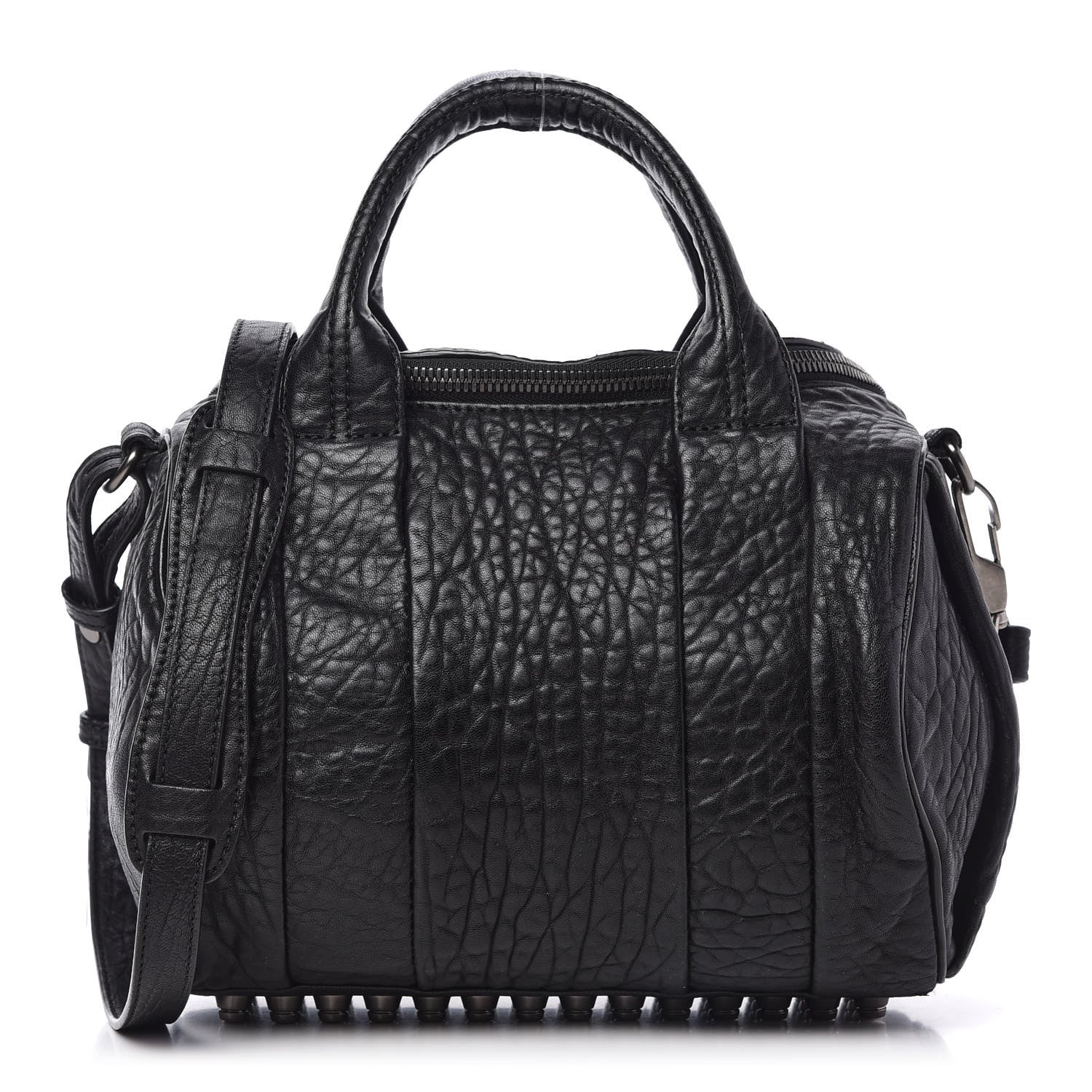 Alexander Wang Pebbled Lambskin Rockie Rhodium Black Hardware 1 of 9