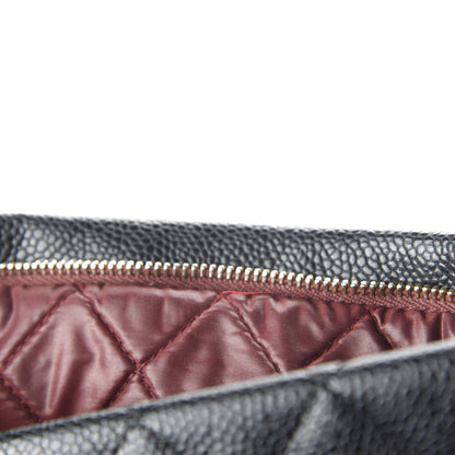 Chanel Caviar Quilted CC Beauty Clutch Black 8 of 8