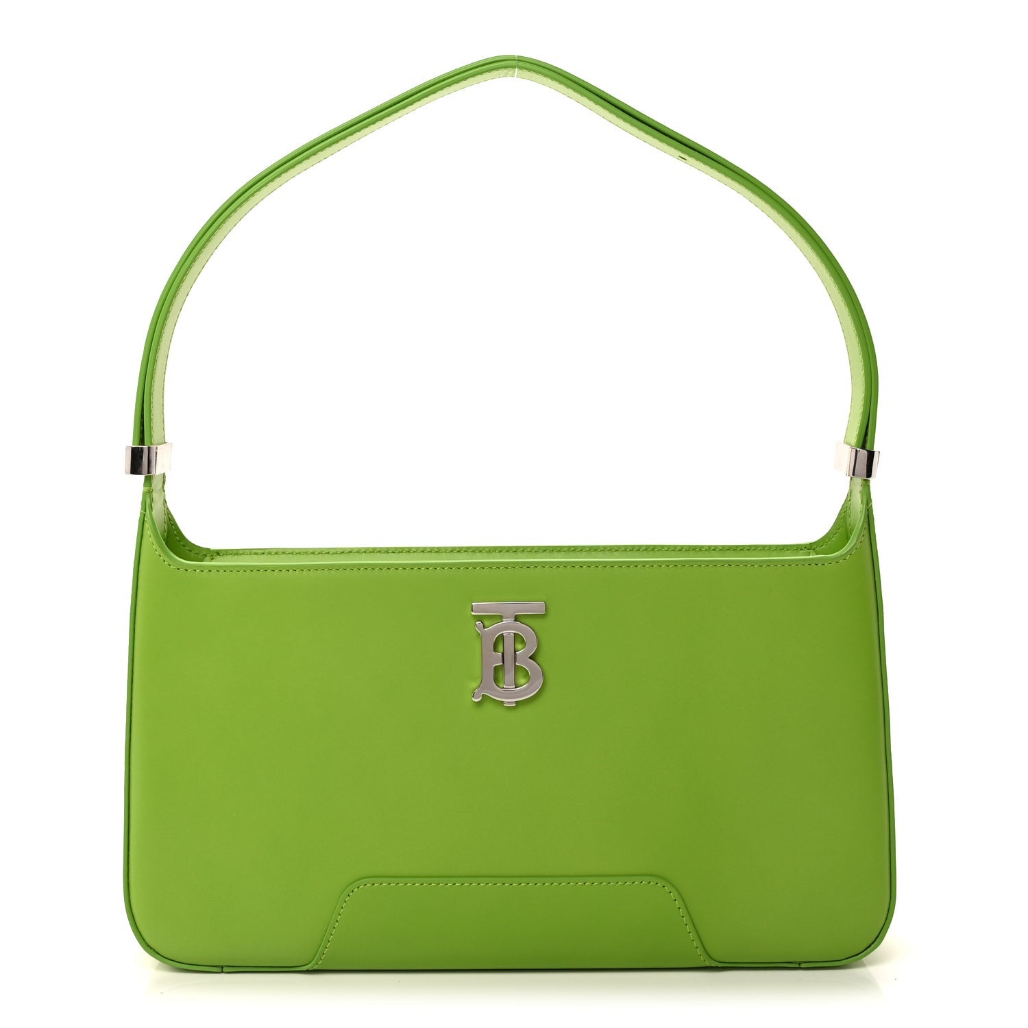 Burberry Smooth Calfskin Medium TB Shoulder Bag Brilliant Green 1 of 8