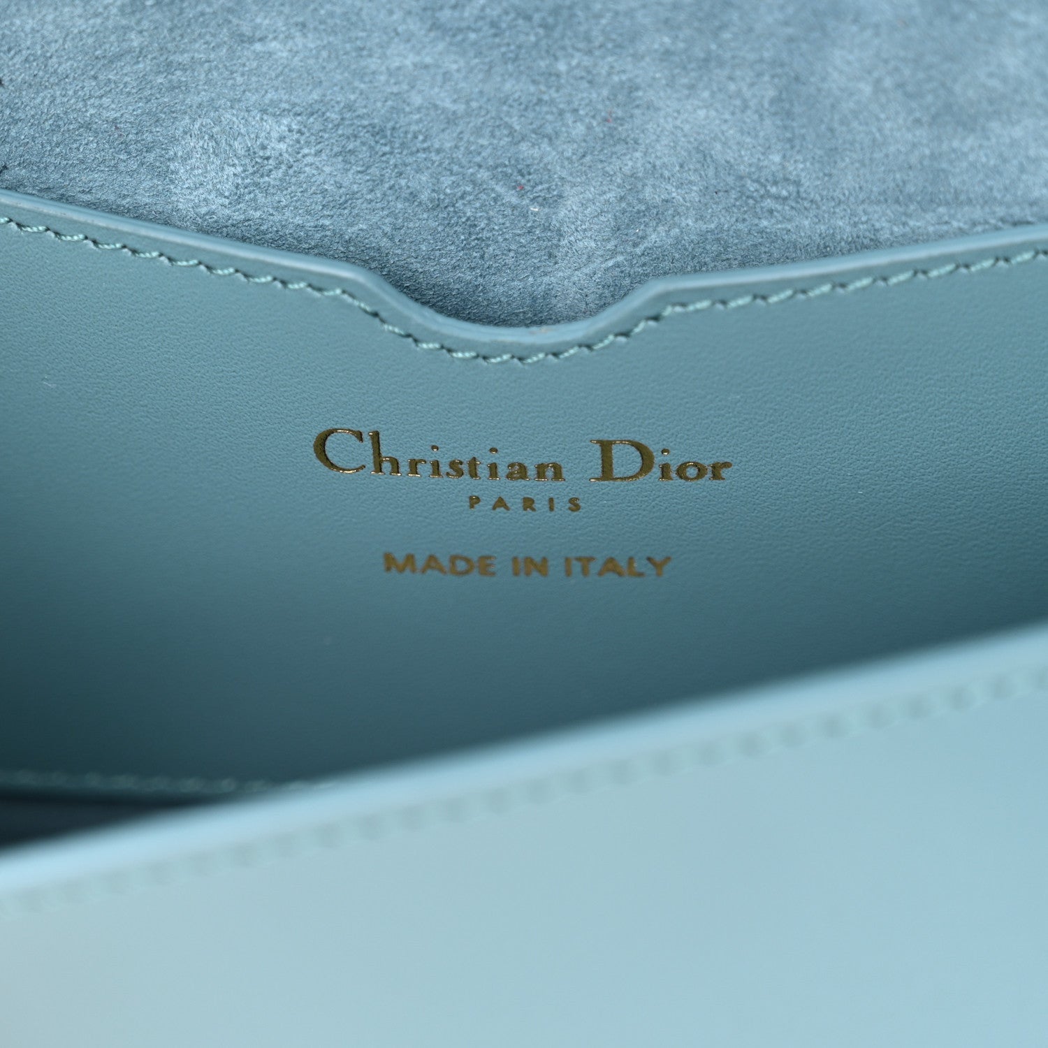 Christian Dior Box Calfskin East West Bobby Bag Blue 6 of 7