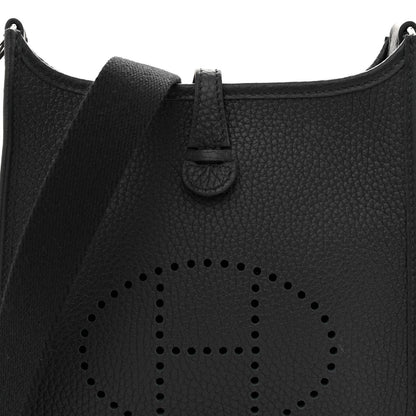 Hermes Taurillon Clemence Evelyne TPM Black 8 of 10