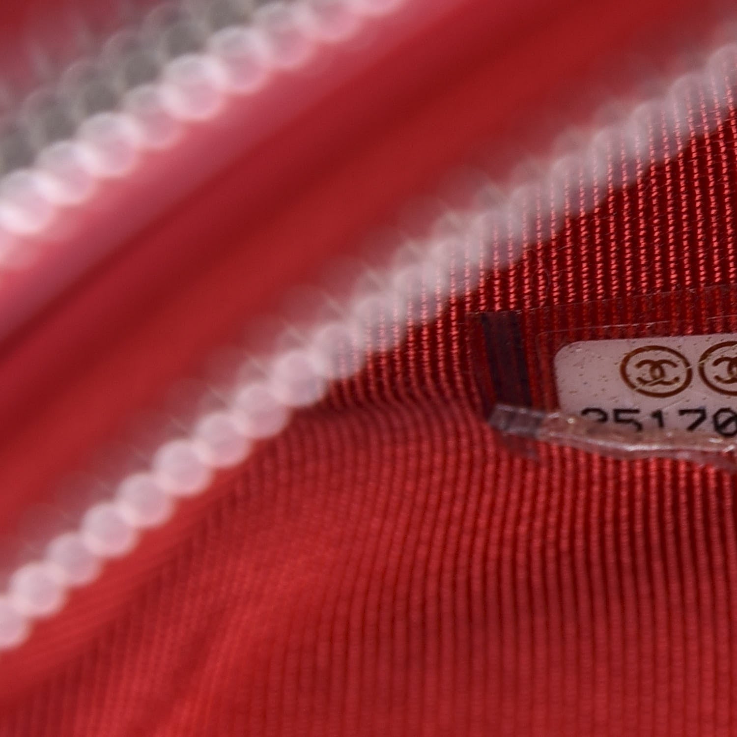 Chanel Caviar Chevron Quilted Small Clutch With Chain Light Red 10 of 11