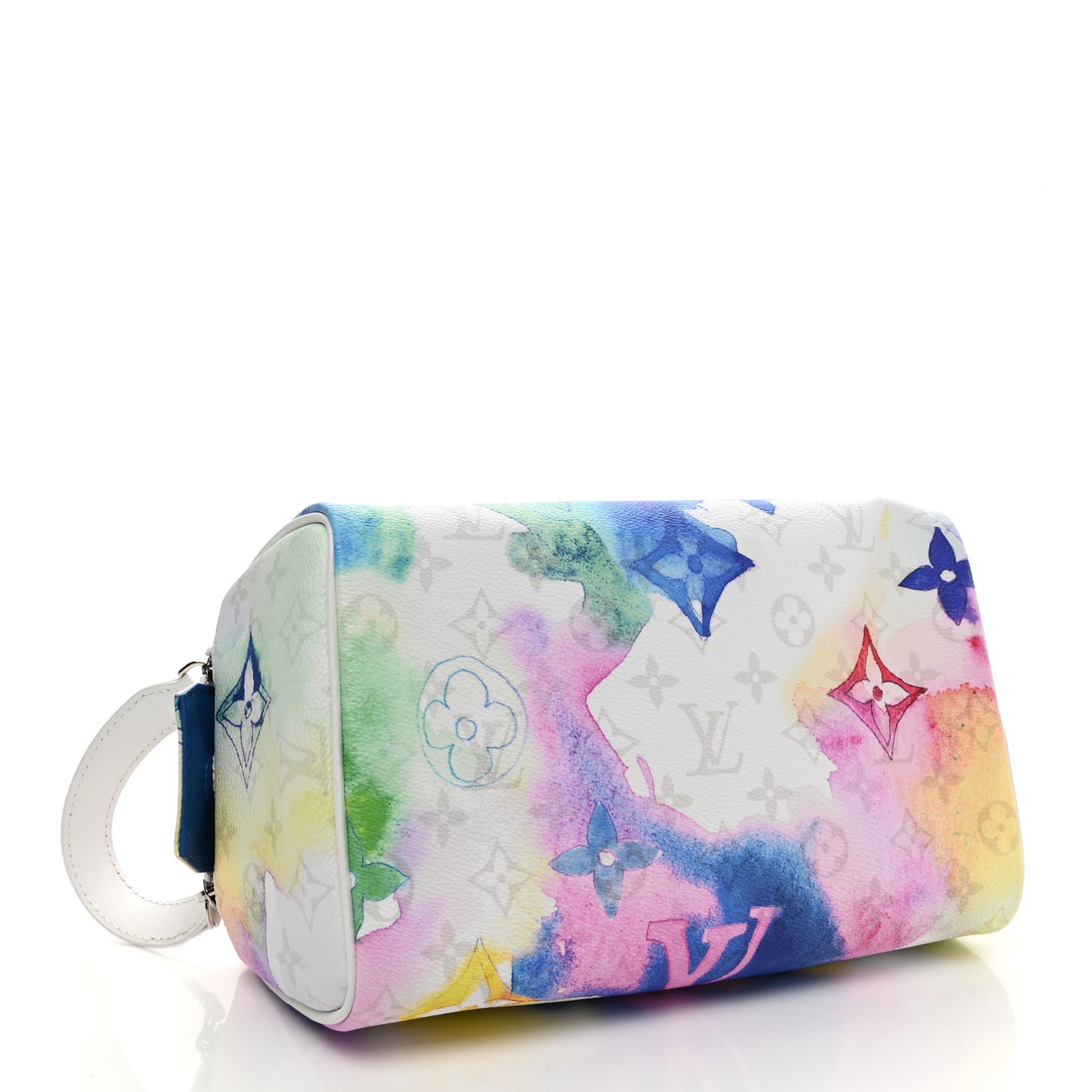 Monogram Watercolor Dopp Kit Toilet Pouch Multicolor