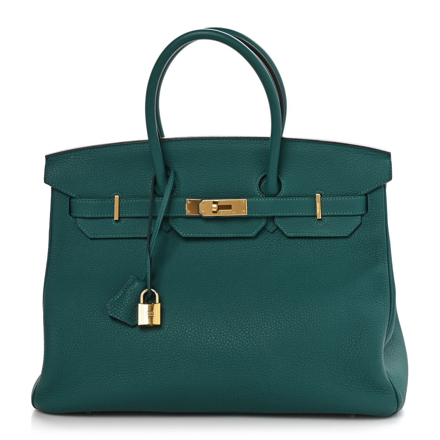 Hermes Togo BIRKIN 35 Malachite 1 of 16