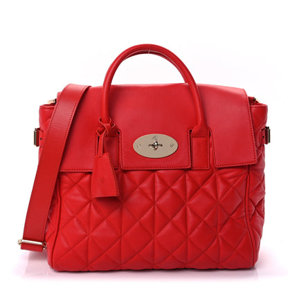 Mulberry Nappa Quilted Medium Cara Delevingne Convertible Bag Red 1 of 7