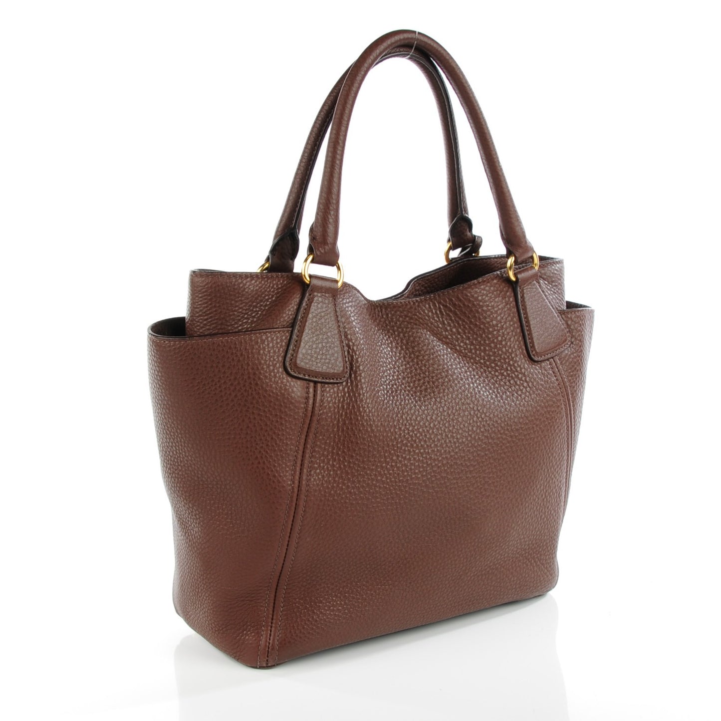 Vitello Daino Shoulder Bag Bruciato