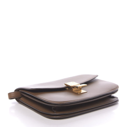 Celine Box Calfskin Medium Classic Box Flap Bag Camel 4 of 17