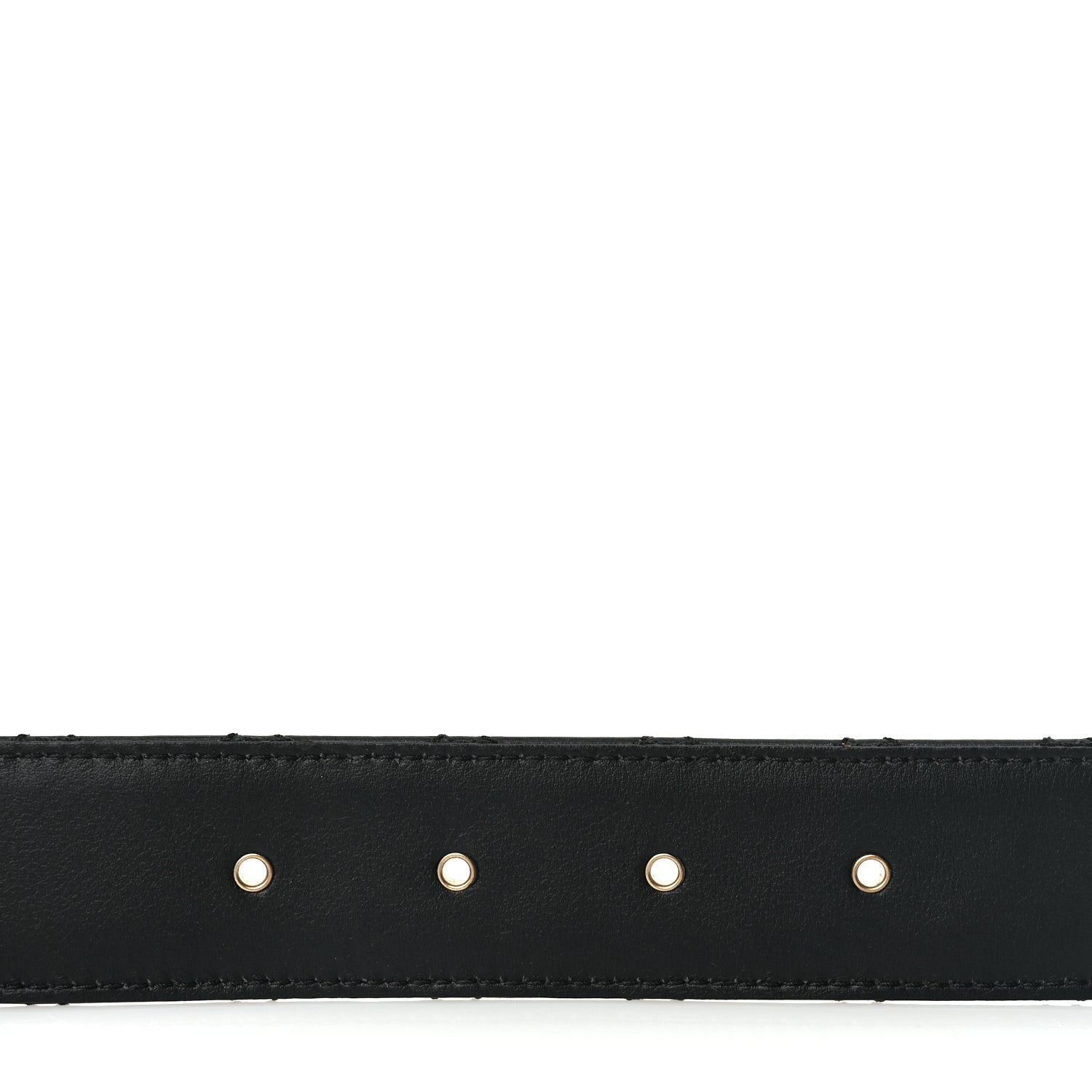 Chanel Calfskin Quilted CC Chain Belt 95 38 Black 4 of 5