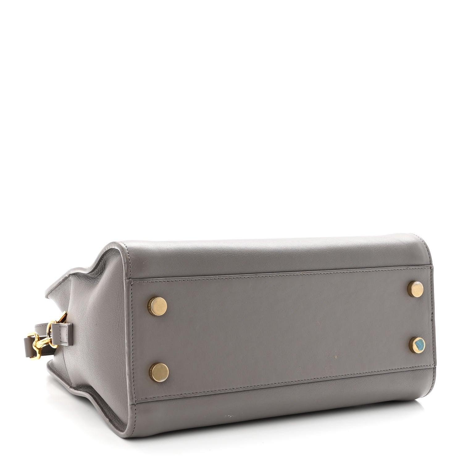 Saint Laurent Calfskin Monogram Baby Cabas Fog 4 of 10