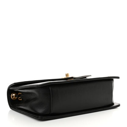 Chanel Lambskin Reversed Chevron Quilted Flap Black 4 of 11