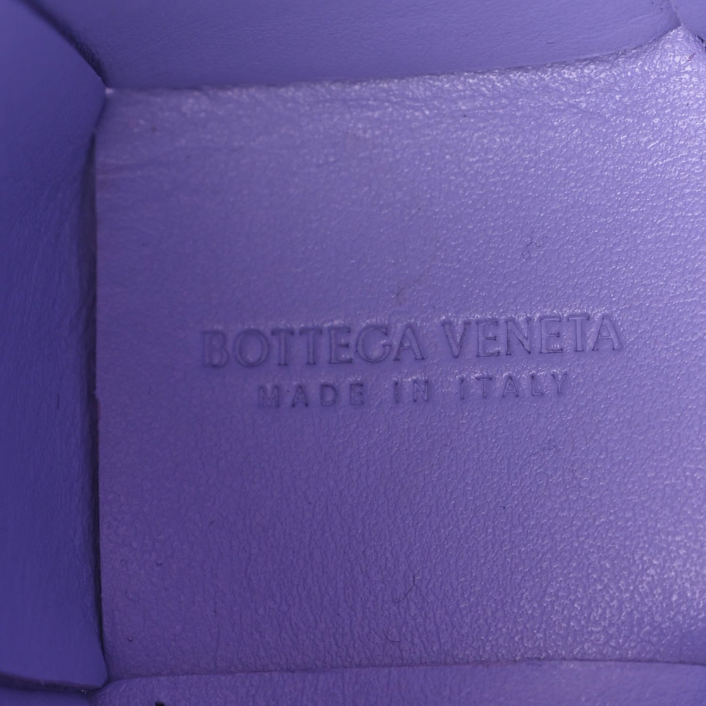 Nappa Maxi Intrecciato Mini Cassette Bucket Bag Wisteria