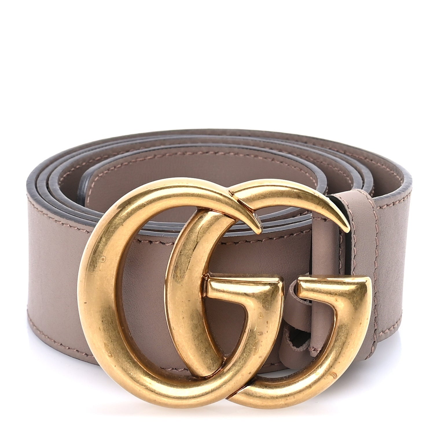 Gucci Calfskin Double G 40mm Belt 85 34  Porcelain Rose 1 of 5