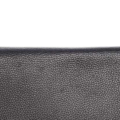 Celine Drummed Calfskin Suede Large Trapeze Black 9 of 14