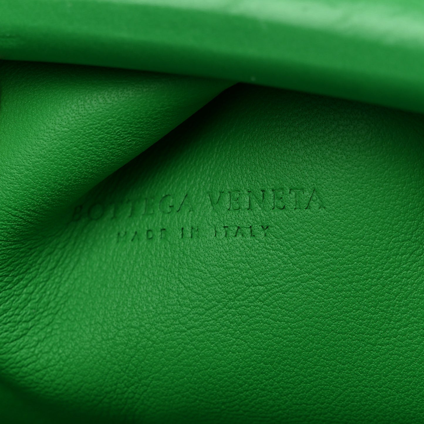 Nappa Intrecciato The Mini Pouch Clutch Parakeet