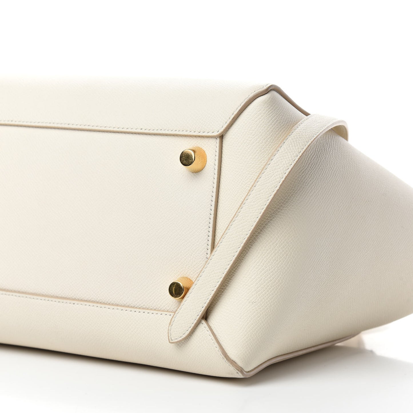 Grained Calfskin Mini Belt Bag White