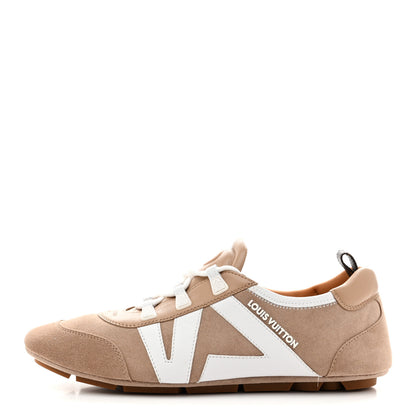 Louis Vuitton Suede Calfskin LV Sneakerina 40 Hazelnut Brown 1 of 9