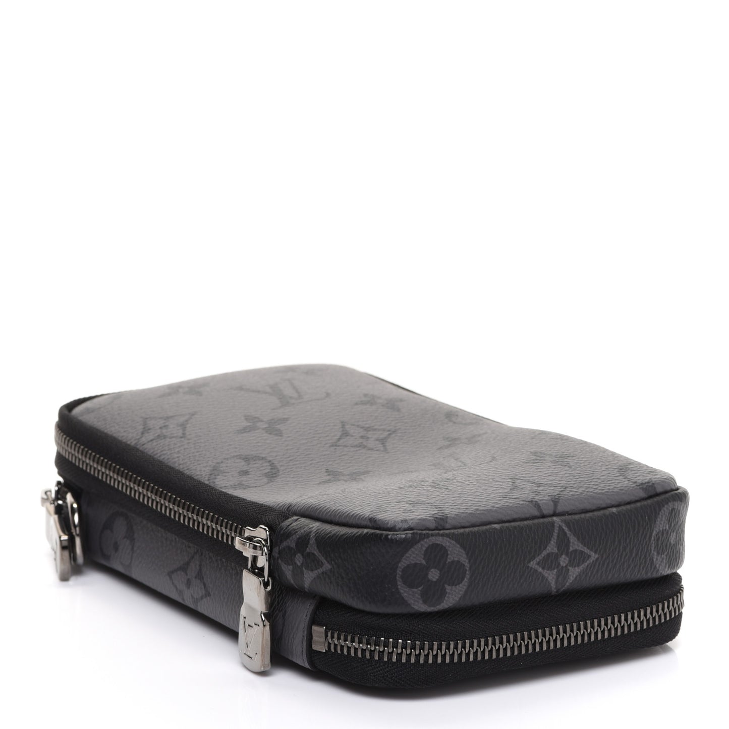 Monogram Eclipse Reverse Double Phone Pouch