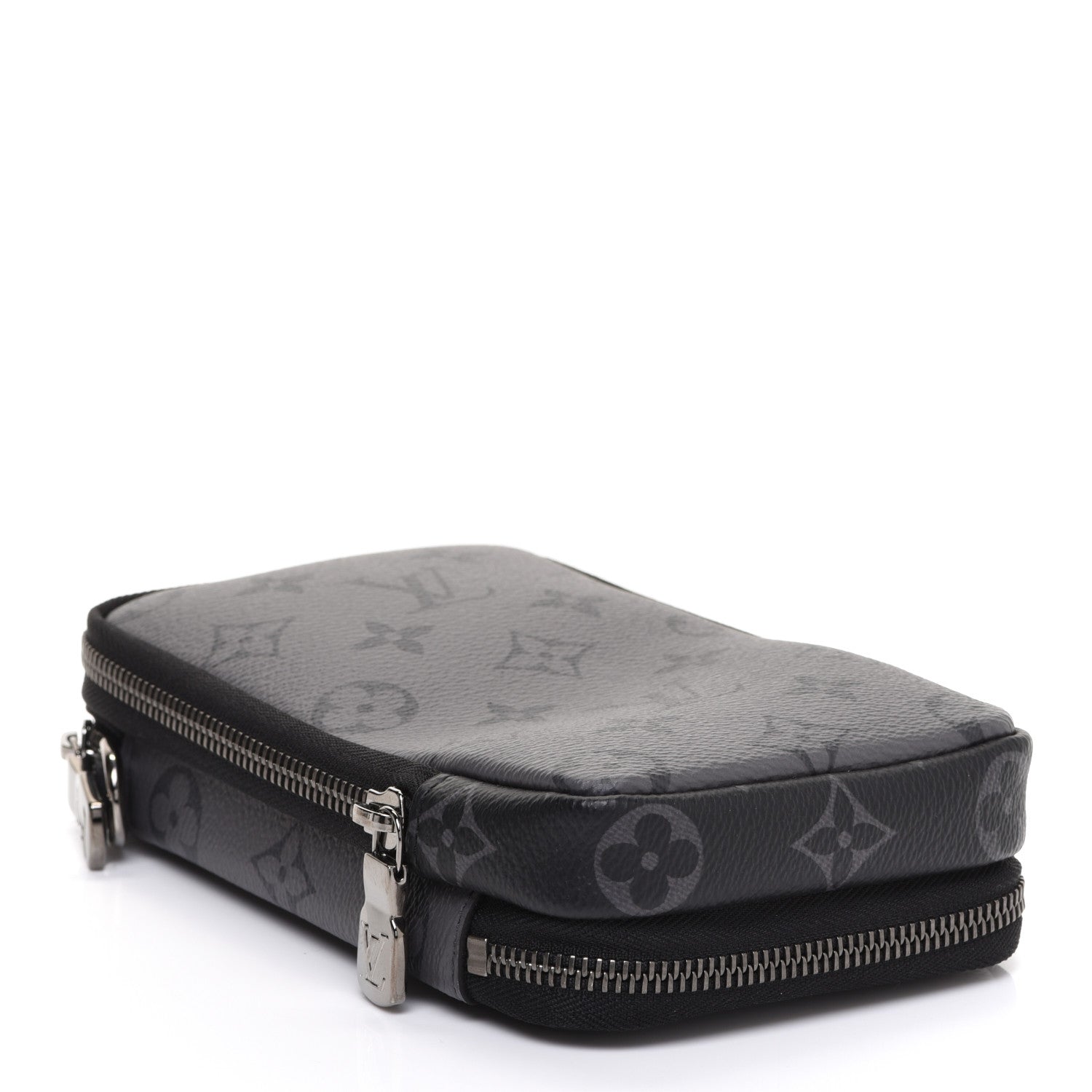 Louis Vuitton Monogram Eclipse Reverse Double Phone Pouch 3 of 8