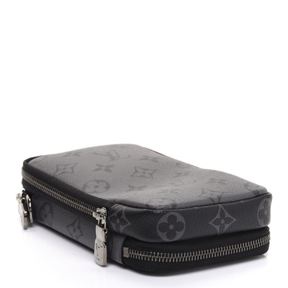 Louis Vuitton Monogram Eclipse Reverse Double Phone Pouch 3 of 8