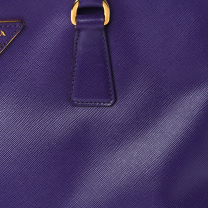 Prada Saffiano Medium Galleria Double Zip Tote Viola 6 of 8
