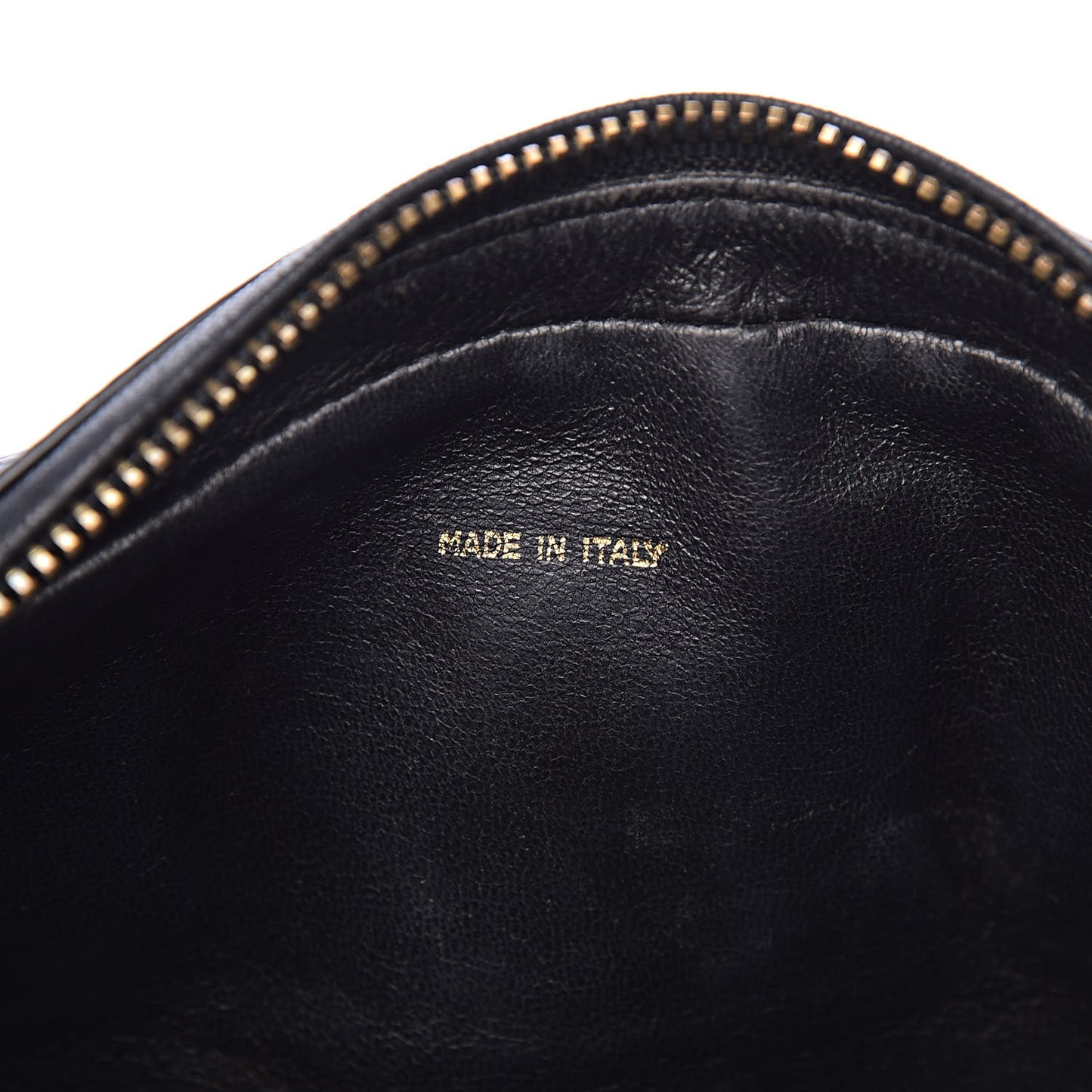 Patent Quilted Tassel Camera Case Black