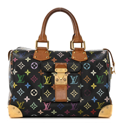 Louis Vuitton Monogram Multicolor Speedy 30 Black 1 of 27