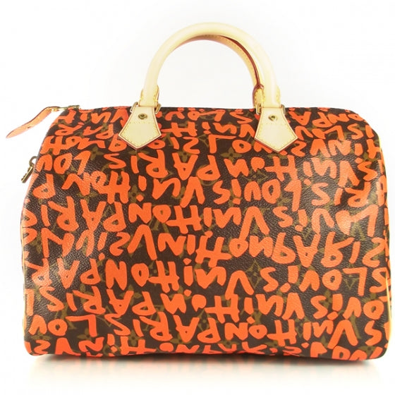 Monogram Graffiti Speedy 30 Orange