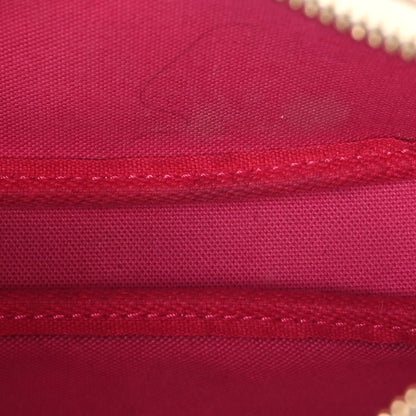 Louis Vuitton Damier Azur 2021 Christmas Animation Hollywood Mini Pochette Accessories  Fuchsia 5 of 9