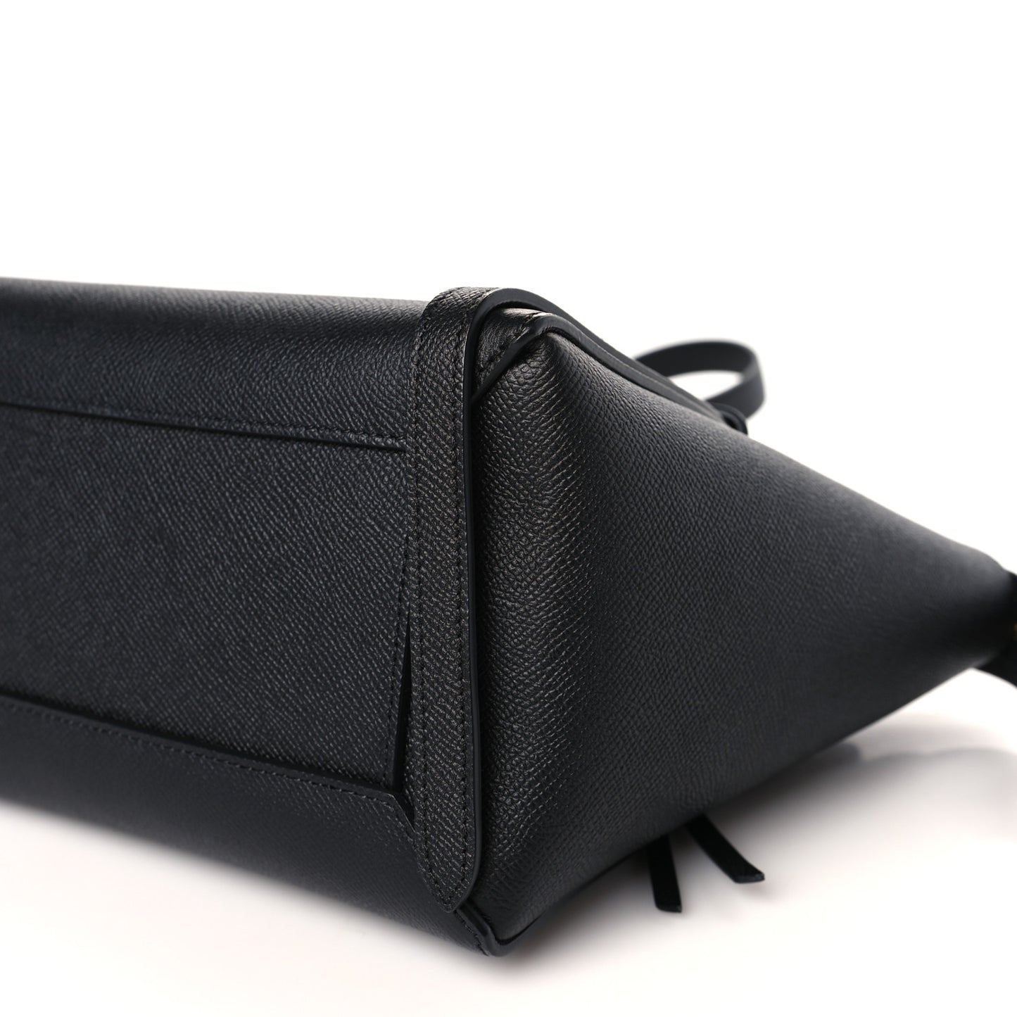 Grained Calfskin Micro Belt Bag Black