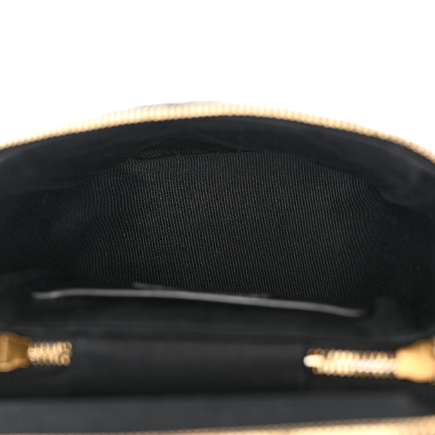 Saint Laurent Grain de Poudre Quilted 80's Vanity Bag Black 5 of 10