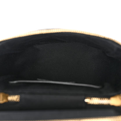 Saint Laurent Grain de Poudre Quilted 80's Vanity Bag Black 5 of 10